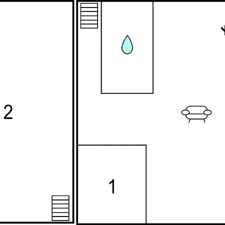 Сasa de vacaciones 2 Bedroom Cozy In